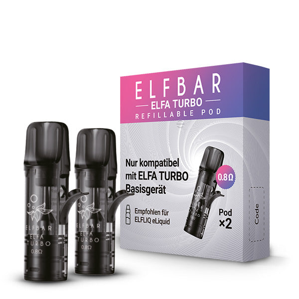 ELFA TURBO Refillable Pod 0.8 Ω (Leer-Pod)