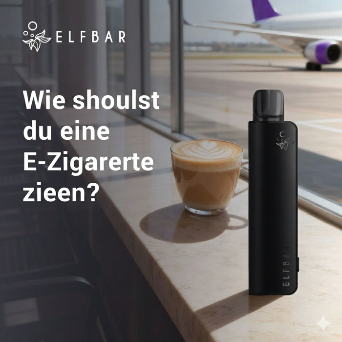 Wie solltest du eine E-Zigarette ziehen? – Ein freundlicher Guide für alle, die zum ersten Mal vapen Img