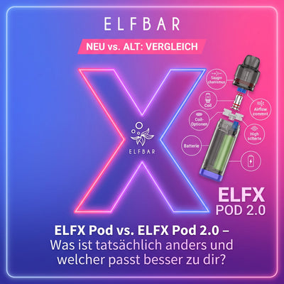 ELFX Pod vs. ELFX Pod 2.0 – Was ist tatsächlich anders und welcher passt besser zu dir?