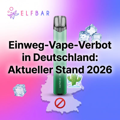 Einweg-Vape-Verbot in Deutschland: Aktueller Stand 2026