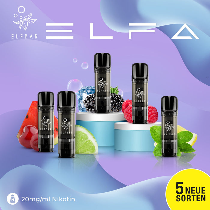Entdecke unendlichen Dampfgenuss mit dem ELFBAR ELFA Prefilled Pod