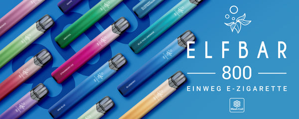 Wir präsentieren die ELFBAR 800: Deine beste Wahl bei Einweg-Vapes