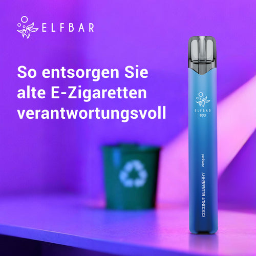 So entsorgen Sie alte E-Zigaretten verantwortungsvoll﻿ | ELFBAR