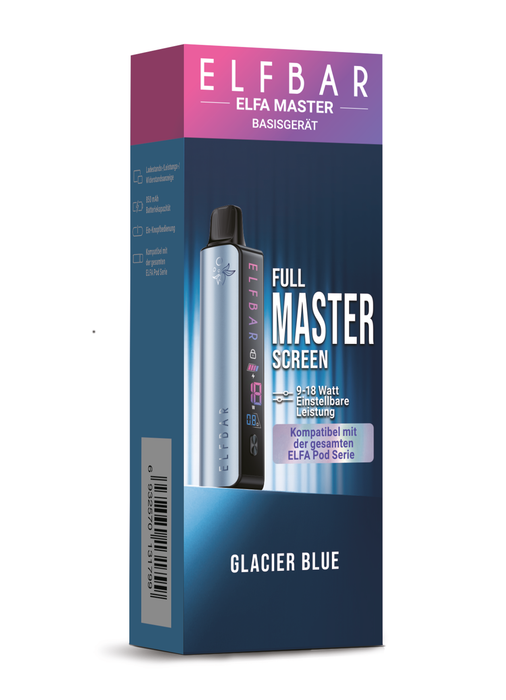 Elfbar Master Anmachen ELFA Master Glacier Blue Elfbar Master Anmachen ELFA Master Glacier Blue