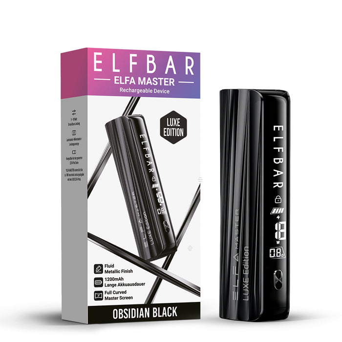 ELFBAR ELFA Master Luxe Obsidian Black Img