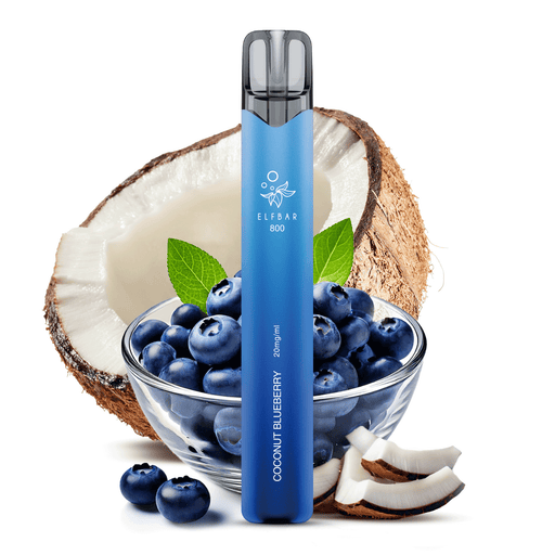 Blue disposable vape | Coconut & Blueberry | 800 puffs Blue disposable vape | Coconut & Blueberry | 800 puffs
