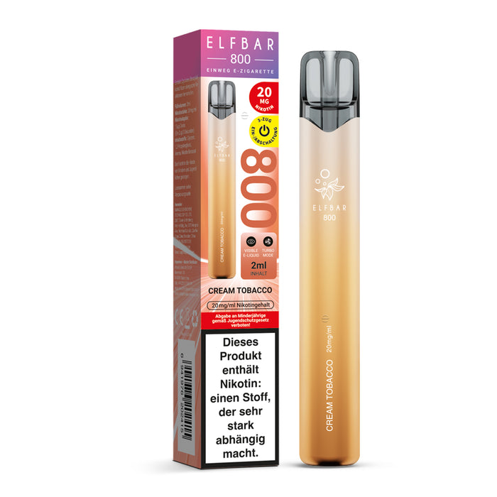 ELFBAR 800 Cream Tobacco Img