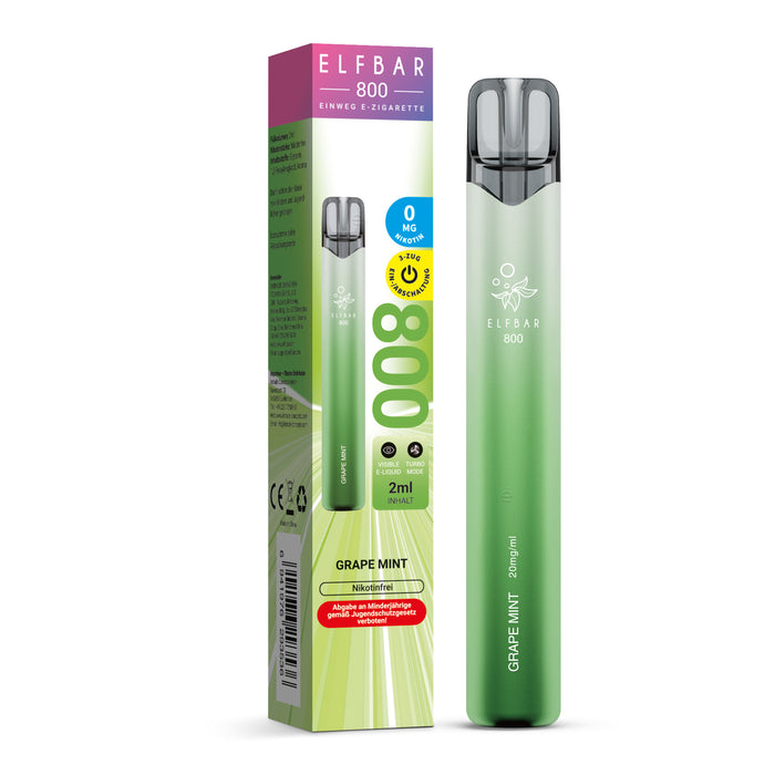 ELFBAR 800 Grape Mint (nikotinfrei)