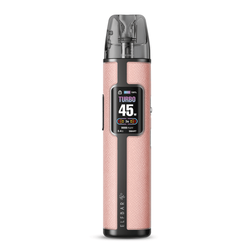 ELFBAR ELFX Pro Pink E-Zigarette mit 45W, USB-C und Farbdisplay.