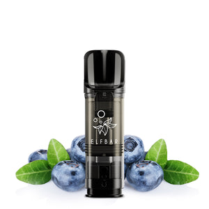 ELFA Pod Blaubeere mit frischen Beeren, Elfbar, 2x2ml, 20mg Nikotin, Mesh Coil, Produktbild.