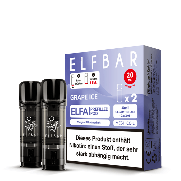 ELFA Prefilled Pod Grape Ice