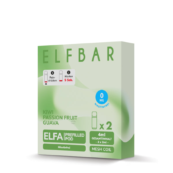 ELFA Prefilled Pod Kiwi Passion Fruit Guava (nikotinfrei)