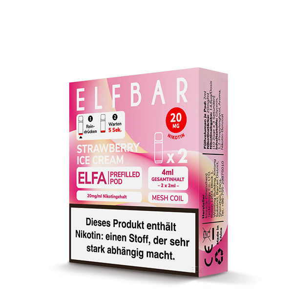 ELFA Prefilled Pod Strawberry Ice Cream
