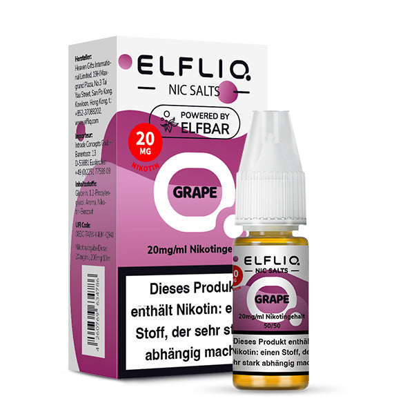 ELFLIQ Grape Nikotinsalz Liquid