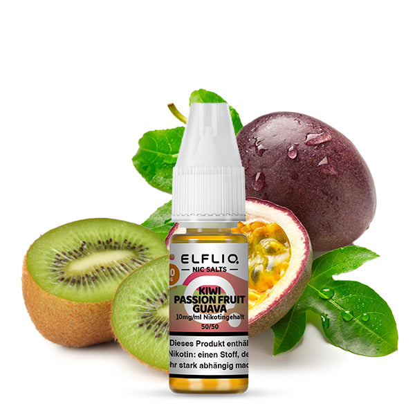 ELFLIQ Nikotinsalz | Kiwi Maracuja Guave 10ml | 10/20 mg/ml ELFLIQ Nikotinsalz | Kiwi Maracuja Guave 10ml | 10/20 mg/ml