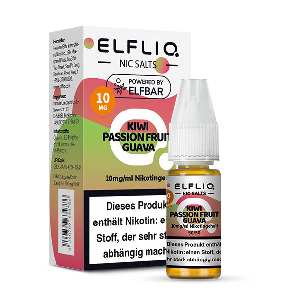 ELFLIQ Kiwi Passion Fruit Guava Nikotinsalz Liquid