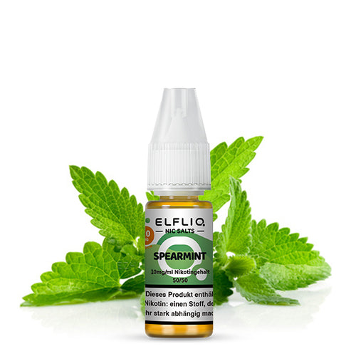 ELFLIQ Spearmint Nikotinsalz Liquid 10mg/ml mit frischer Minze, 50/50 VG/PG.