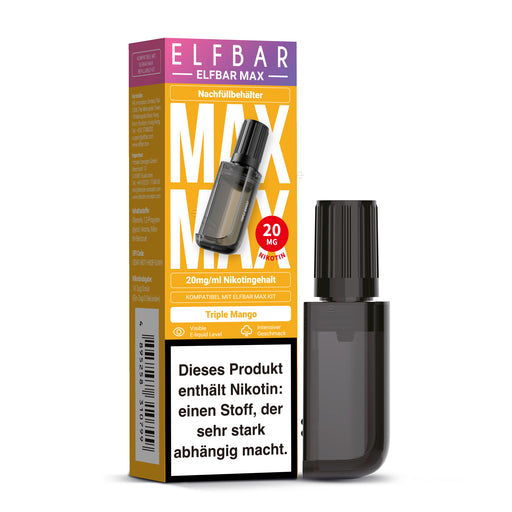 ELFBAR MAX Refill Container | Pre-filled Vape Pod | ELFBAR ELFBAR MAX Refill Container | Pre-filled Vape Pod | ELFBAR