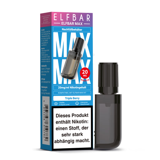 ELFBAR MAX Refill Container | Pre-filled Vape Pod | ELFBAR ELFBAR MAX Refill Container | Pre-filled Vape Pod | ELFBAR