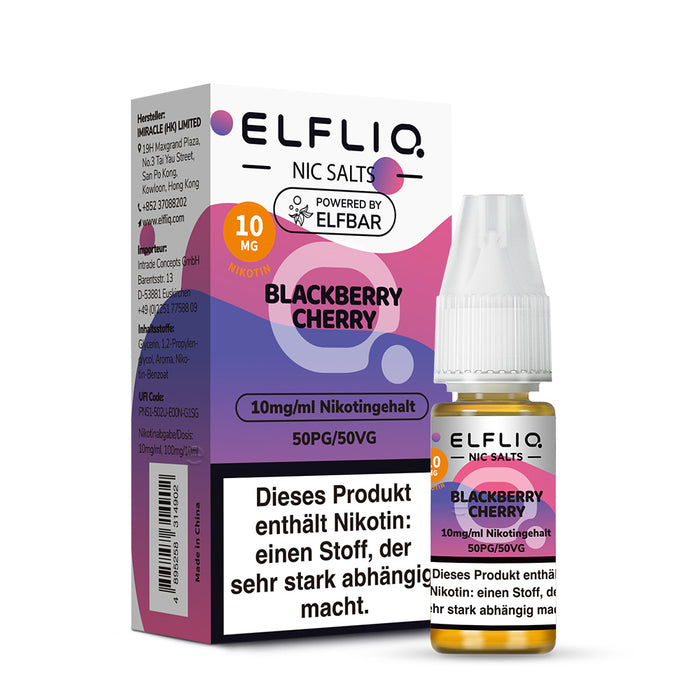 ELFLIQ Blackberry Cherry Nikotinsalz Liquid Img