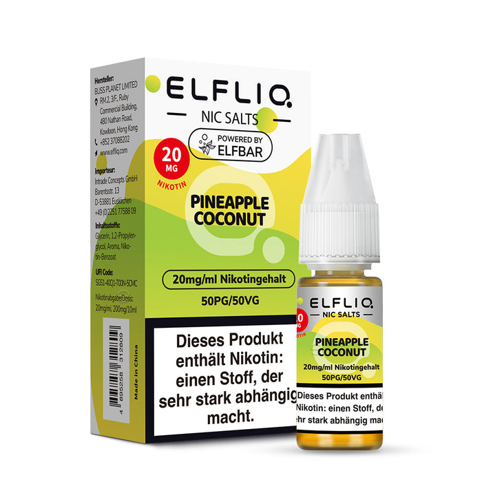 ELFLIQ Pineapple Coconut Nikotinsalz Liquid Img