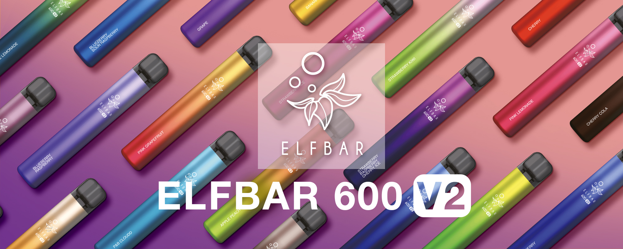 ELFBAR 600 V2 verschiedene Geschmacksrichtungen